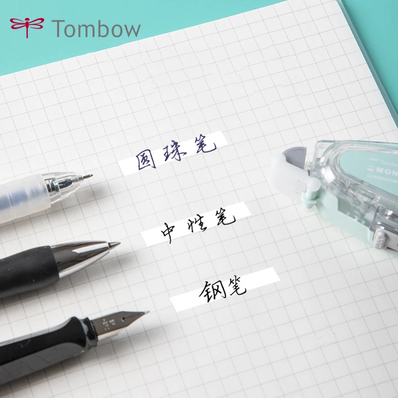 Japan Tombow MONO Air 5 Mute Correction Tape Clear Color Large Capacity 10m Correction Tape Replacement Core CT-CAX5C Stationary