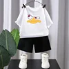 2025 New Boys Cotton T-shirts 4-12T Cartoon Printed Tops Girls Tees Summer Short Sleeve Children Tops High Quality Kids Clothes 2