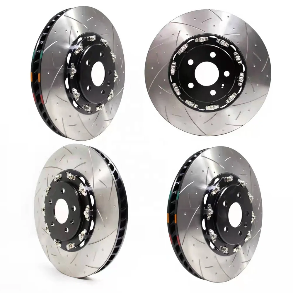 Big Break Disk Modified Kits Vented Drilled Slotted Front Brake Disc for Audi A6L A7 A8L Q7 Q8 for Volkswagen Touareg