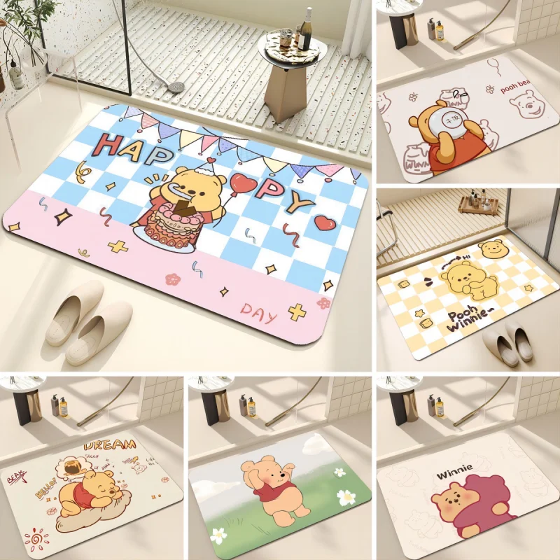MINISO-Disney-Winnie-The-Pooh-Mat-Super-Absorbent-Toilet-Bathroom ...