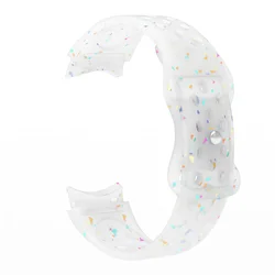 Enhanced Silicone Smartwatch Band - Versatile Premium Strap Bracelet - 4 classic 42mm 46mm (Transparent)
