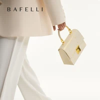 Sac à main pour femme BAFELLI, nouveau style élégant, sac à bandoulière en cuir véritable doré, marque de luxe, collection 2026 3