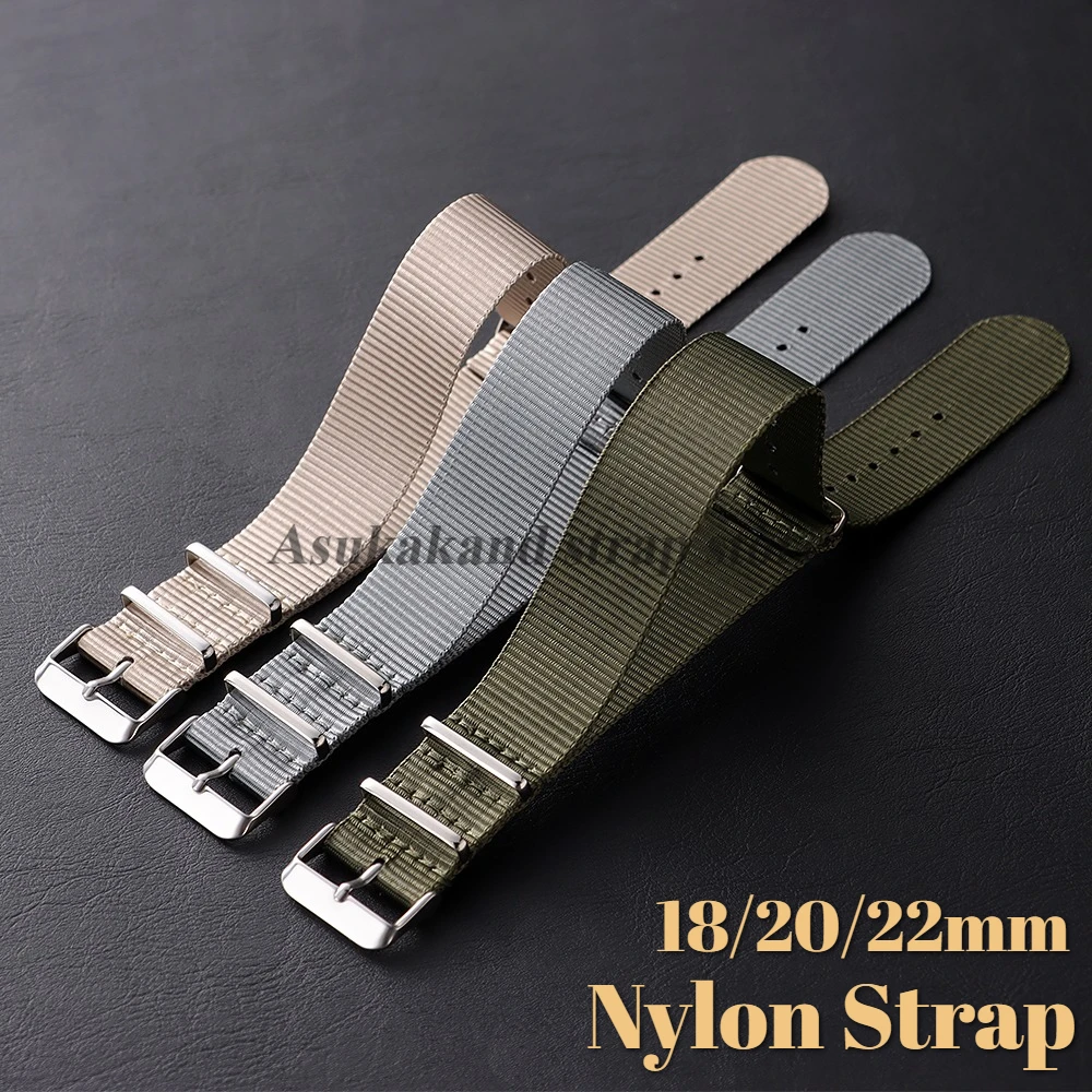 Premium High-Density Durable Nylon Watch Straps - Soft, Sporty Wristband Accessories