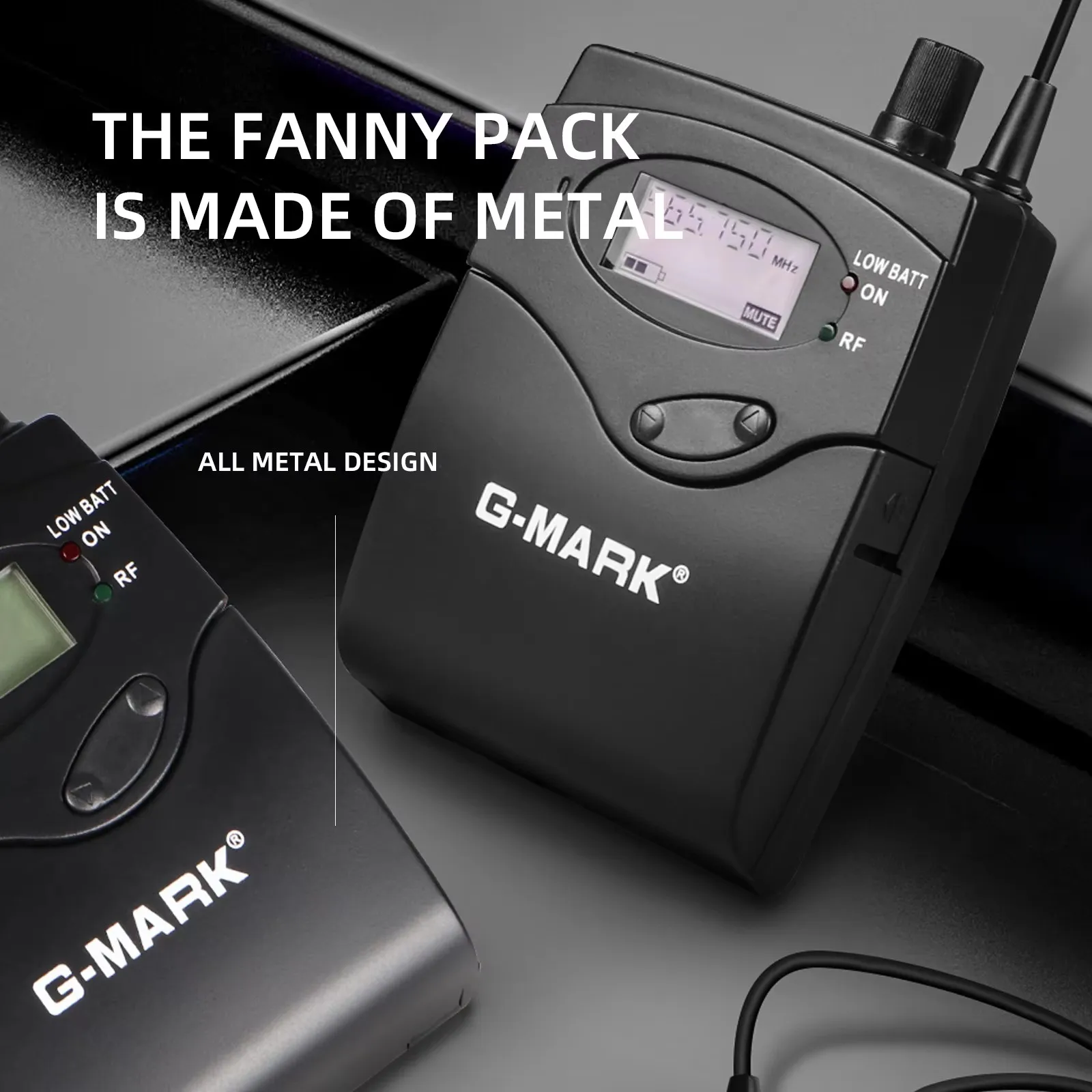 G-MARK G5.1IEM UHF Wireless In Ear Monitor System for Stage  Performances Outdoor Singers Real-time Listening Earphones Return