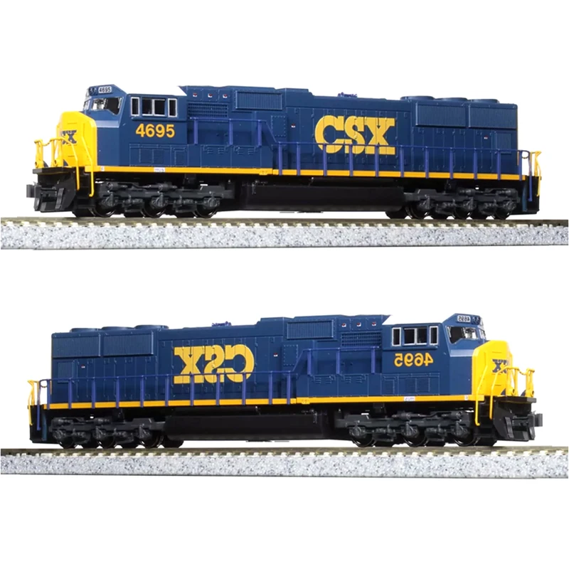 KATO Train Model 1/150 N Type SD70M Diesel Car 176-7610 Car Number 4695 Dark Blue Electric Toy Train