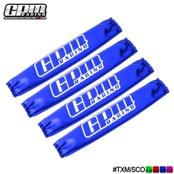 Premium Shock Wraps for High - Performance RC Trucks (Blue)