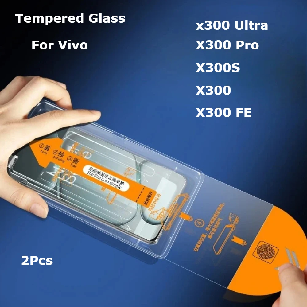 Premium Screen Protector: Easy Installation Tempered Glass (2 Pack)