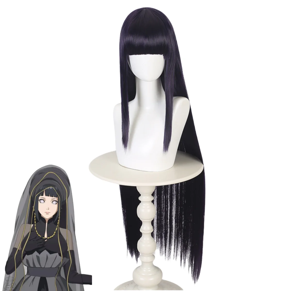 Naruto: Hinata Hyuga | Wedding Dress Cosplay Costume Set 78 Naruto Hinata Hyuga Wedding Dress Cosplay Costume