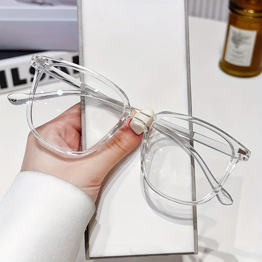 Women's Stylish Square Full-Frame Blue Light Glasses - Multiple Color Options