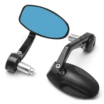 Coppia Universale 7/8 "22Mm Vendita Calda Cnc Alluminio Moto Manubrio Bar End Side Mirror Rizomas Moto Bar End