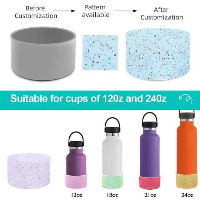 Protective Glitter Silicone Boot for Stanley Tumbler Water Bottle Bling  Anti-Slip Sleeve Cover - AliExpress