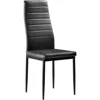 PU Dining Chair , Leather Dining Chairs with Curved Back & Foot Cap Protection for Dining Kitchen Living Room, 300lbs Capacity 3