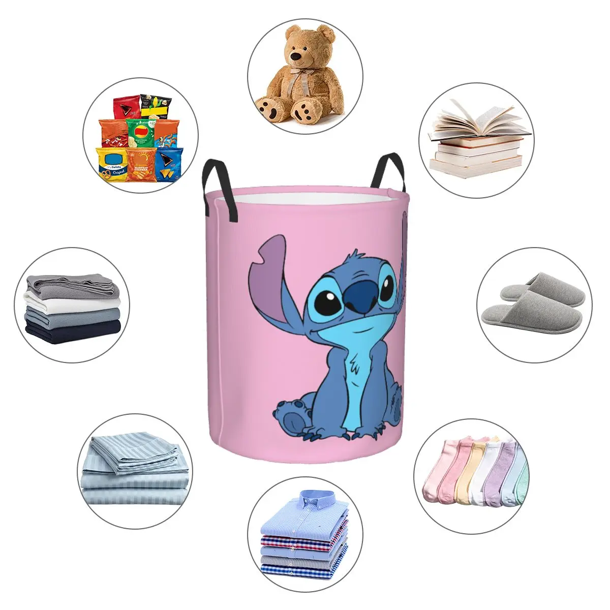 Cartoon Stitch Laundry Hampe 5