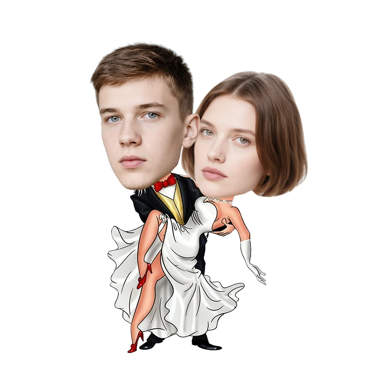 Anpassbare Aufkleber zum Thema Porträt, Hochzeit, Prinzessin, umarmen mehrere Stile, Muster für Erwachsene, Valentinstag, Party, romantische Dekoration – Detail 19