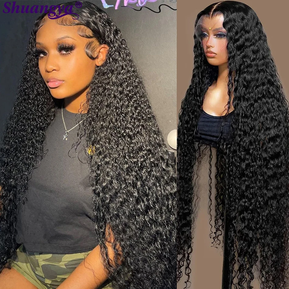 13x4 Lace Front Human Hair Wigs Water Wave Lace Frontal Wigs For Women Brazilian 100% Human Hair Deep Water Wave Front