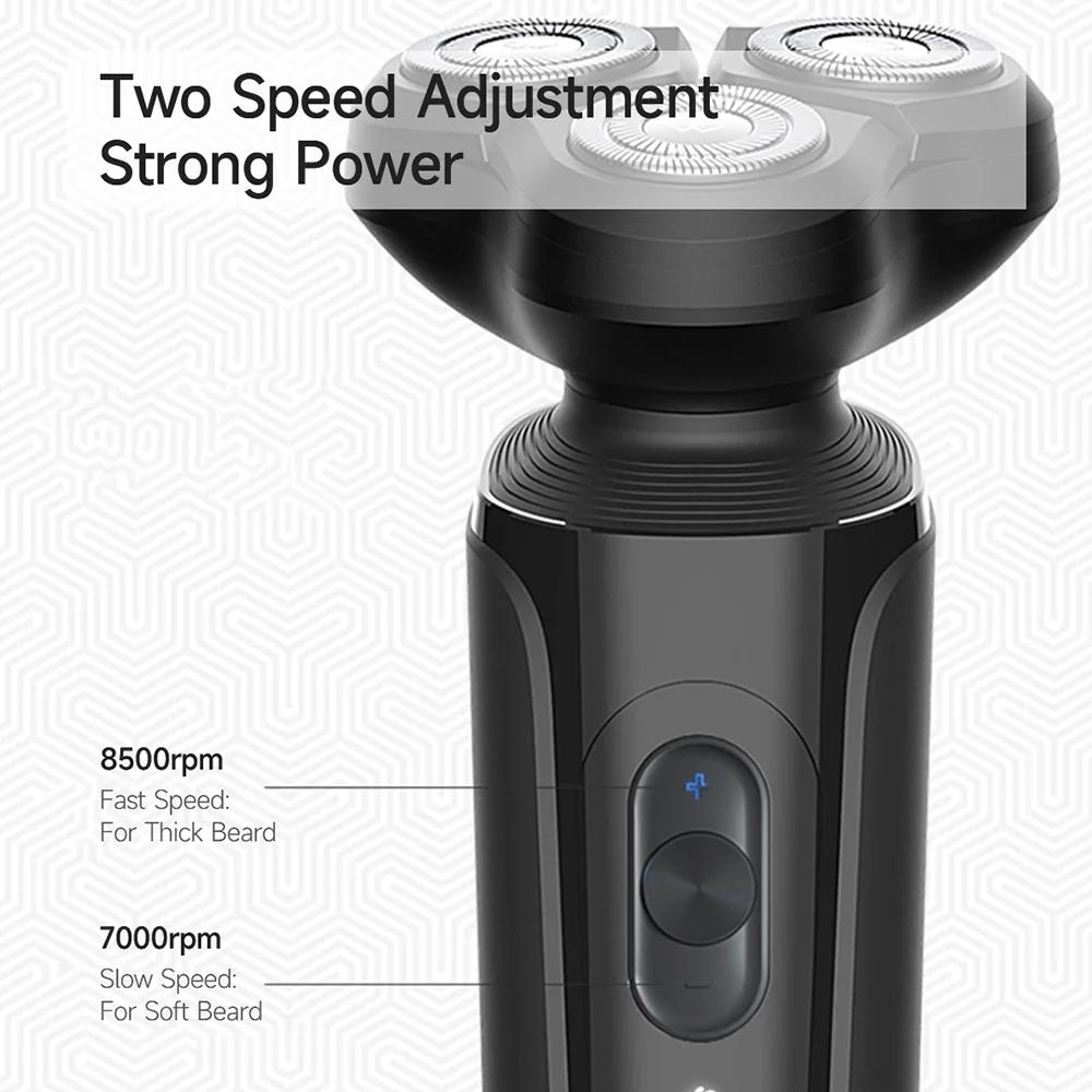 Gadgetoo Huanxing Electric Shaver S7 Wireless 3D Floating Cutter Head Razor