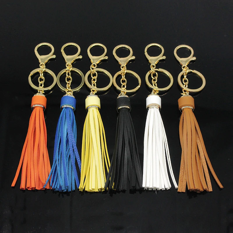 

Bag Accessories Tassel Pendant Schoolbag Pendant Keychain Tassel Stylish Polychromatic Universal Bag Pendant Tassel With Buckle