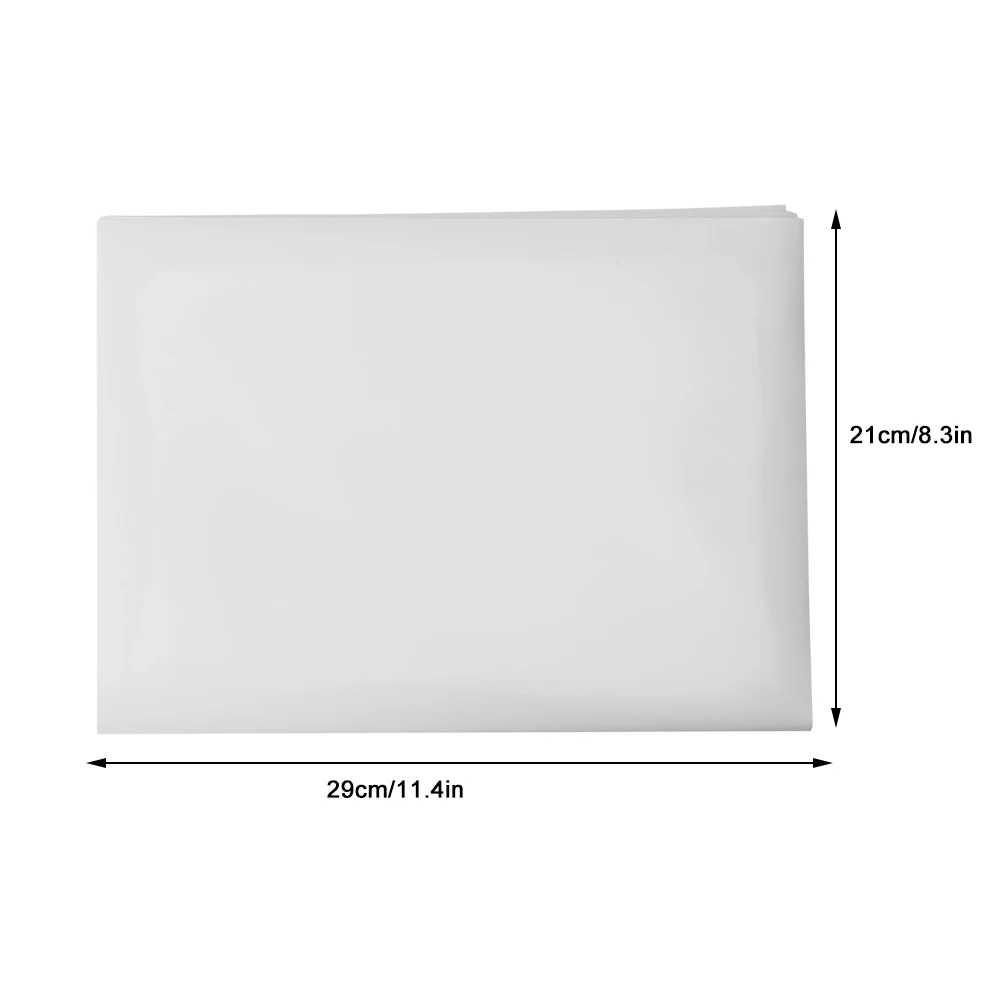 100 Sheets A4 Size Sticker Paper Printable Adhesive Sticker Paper with High Viscosity