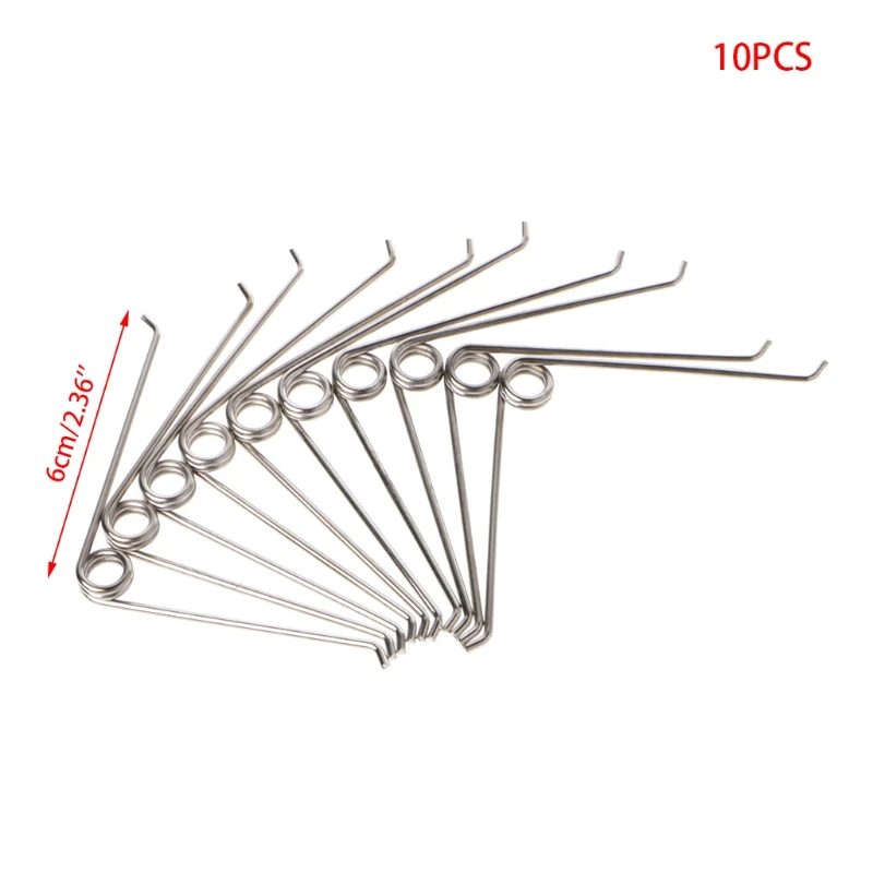 

10Pcs V Shape Steel Compression Spring Gardening Scissors Accessories Tool Drop ship