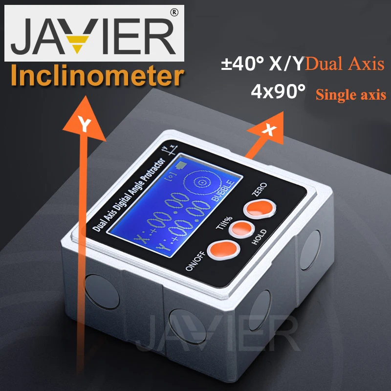 MetalDualAxisDigitalInclinometerProtractorDigitalAngleFinder