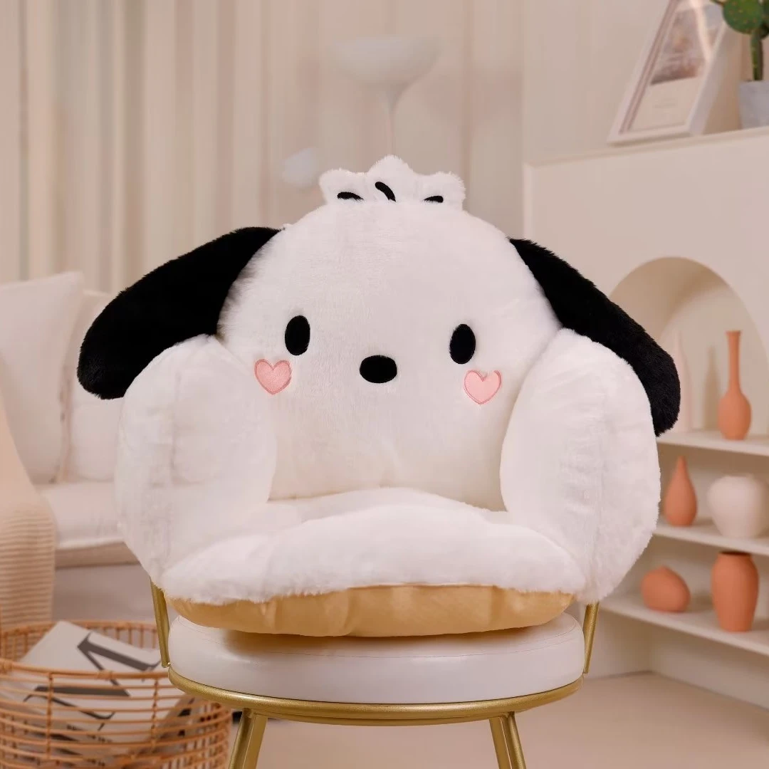 Pochacco Plush Comfortable Seat Cushion Lucifer Cat Sitting Cushion Chair Warm Soft Anime Non-slip Home Decor