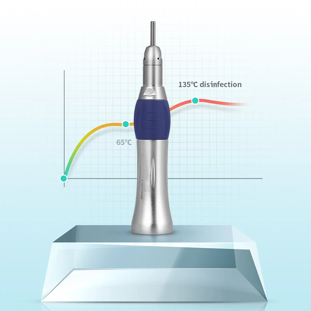 Azdent Dental Rechte Neus Cone Lage Snelheid Handstuk Verhouding 1:1 Voor Lab E-Type Motoren