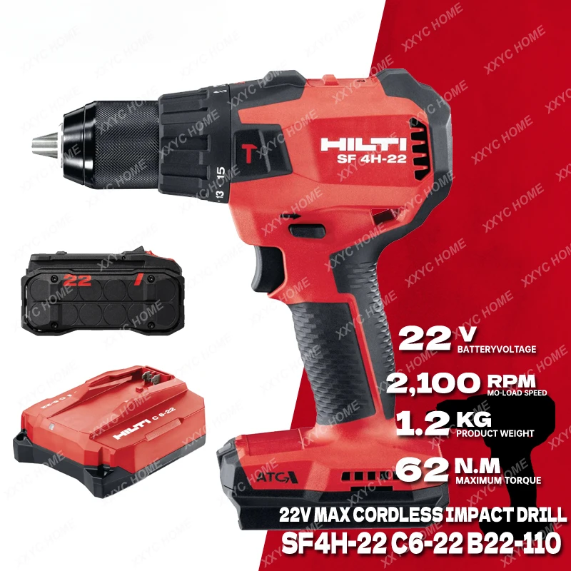 

HILTI NURON SF 4H-22 аккумуляторная ударная дрель с бесщеточным Мотором, ударная дрель 22 в, компактная дрель, электроинструменты