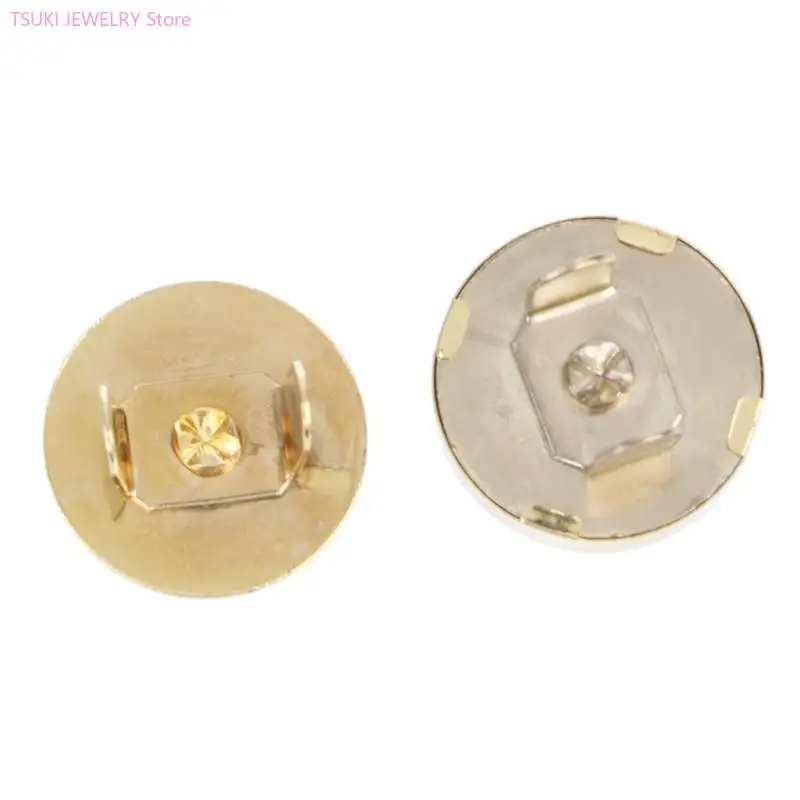 62ke 10x magnetische snap gesp voor doe -het -zelf gespoten sluiting handtas portemonnee tassen accessoires  1524