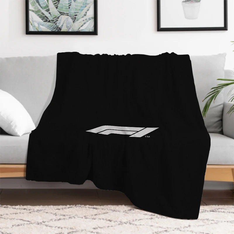 F1 Formula LOGO blanket Lightweight Flannel Throw for Sofa, Bed, Travel, Camping, Livingroom, blankets for bed 2