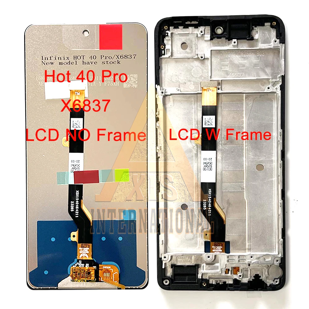 For Infinix Hot 40i LCD X6528B LCD Display Screen Touch Digitizer