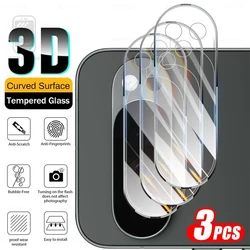Clear 3D Curved Tempered Glass Camera Lens Protector (3 - Pack) - Pixel 10 Pro (3Pieces)
