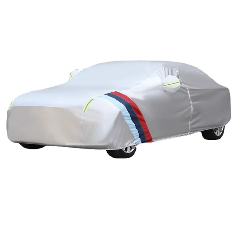 

Car Covers Silver Waterproof Thickened protector Sunshade Heat Insulation Cover For Bmw Mercedes Benz Honda Ford Cadillac Lexus