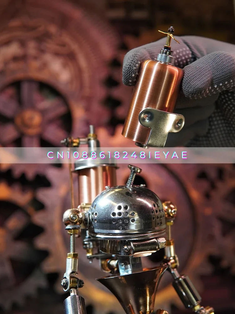 Mechanical Party Da Vinci Metal Assembly Model Mecha Tide Play Da Vinci Puzzle Gift 3d Three-dimensional Ornament