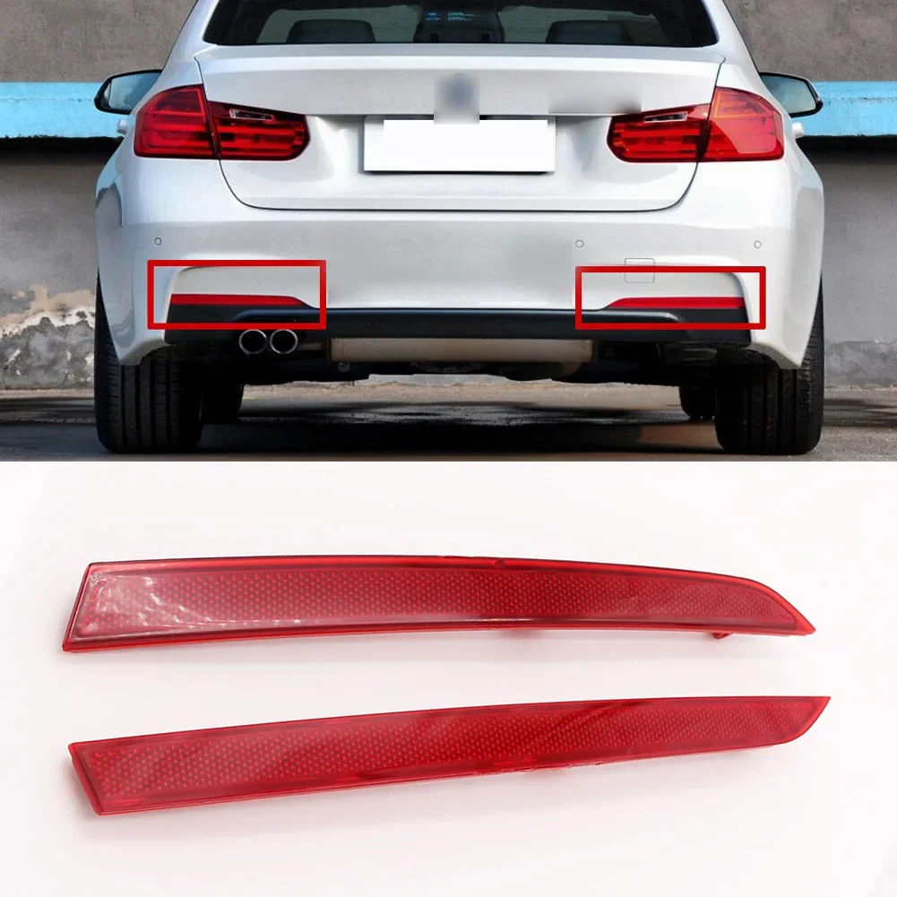 리어 범퍼 리플렉터 램프 63147847165 63147847166, BMW 3 시리즈 F30 F31 M 스포츠 12-17 투어링, M 스포츠 범퍼 포함, 1 개, 2 개