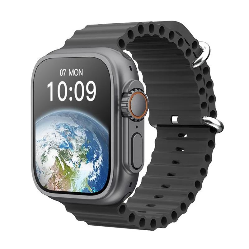 GS Ultra 8 Smartwatch Ultra8 Man Woman 2.05inch Iwo Series 8 Sports Fitness  NFC BT Call Wireless Charging 49mm Women Smartwatch