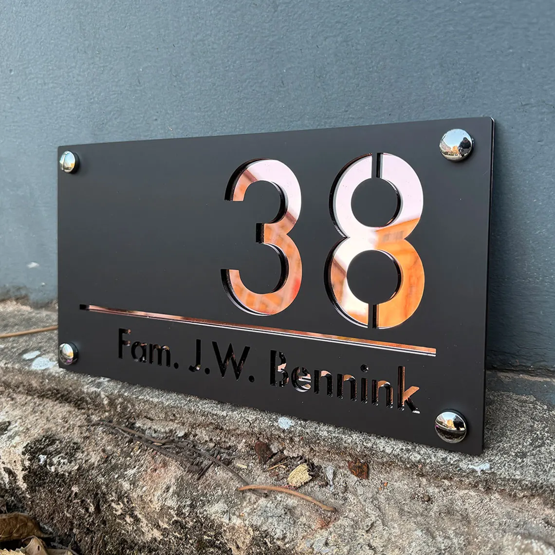 House Number Signs House Numbers Number Plate Personalized Exterior House Number Sign