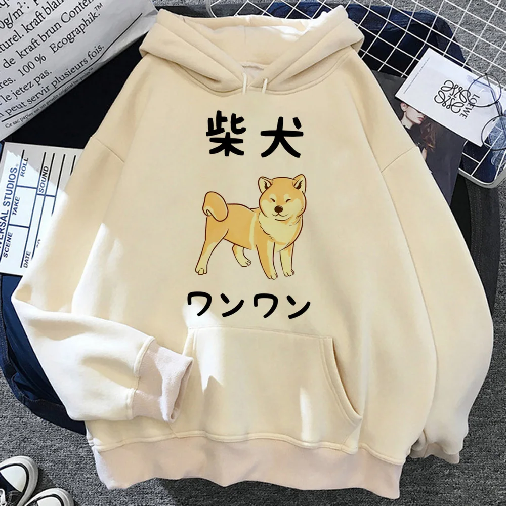 

Shiba Inu hoodies women japanese anime Pullover Hood female long sleeve top pulls