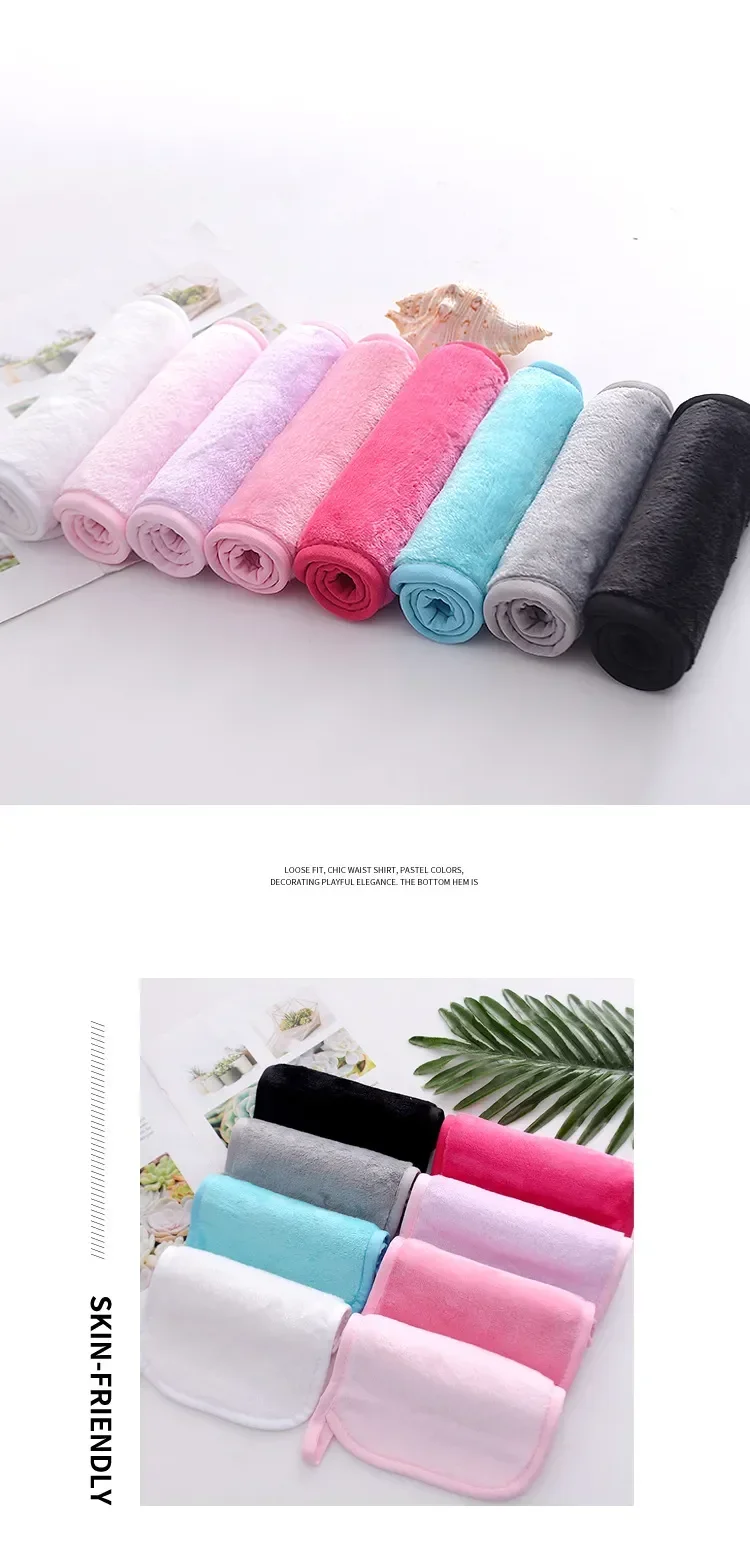 Description Picture 5 of itemMakeup Remover Pads Reusable Cotton Pads Makeup Eraser Microfiber Facial Towel Face Cleaner Cleaning Wipes Skincare Beauty Tools