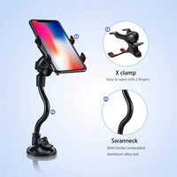 360 Rotate Sucker Car Phone Holder Flexible Mount Stand Mobile Cell Support For iPhone Samsung Xiaomi Clip Phone Holder in Car 3