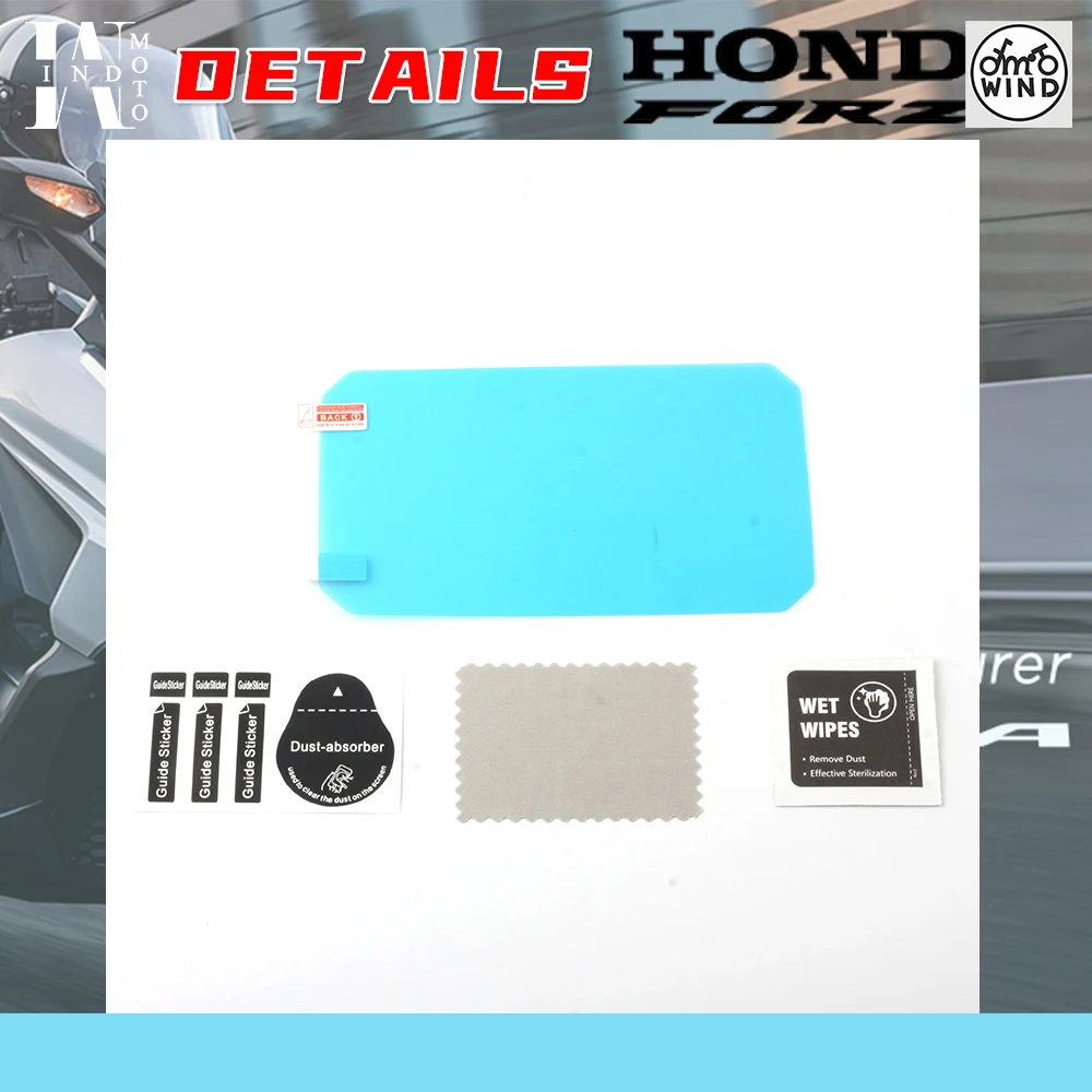 Dashboard instrument soft film for Honda Forza350 meter film speedometer sticker protector decals motorcycle sticker set