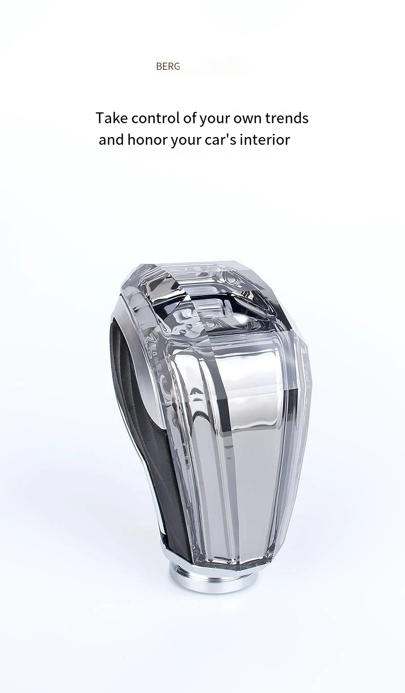 Seven color light crystal shift knob suitable for Lexus 25 crystal gear head car