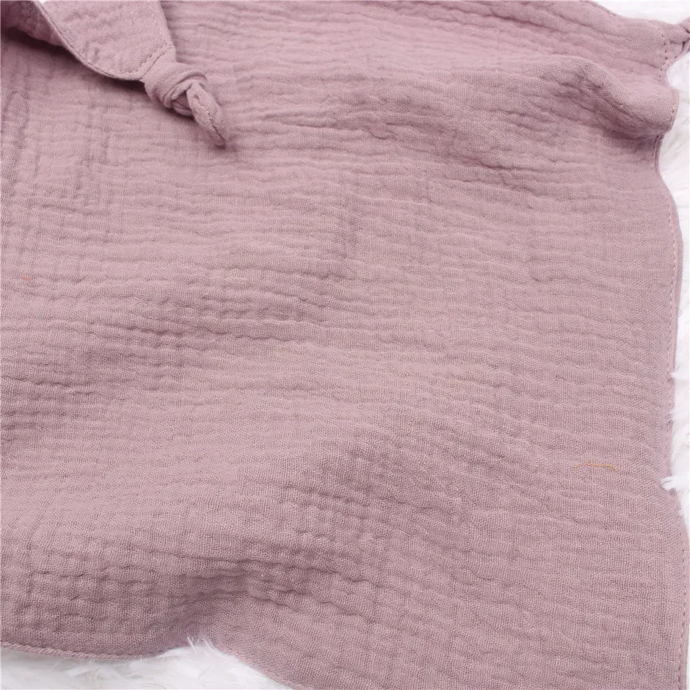 Baby Cotton Muslin Comfortable Blanket Cute Cat Doll For Infant Kids Sleep Appease Towel Children Rabbit Saliva Scarf 4