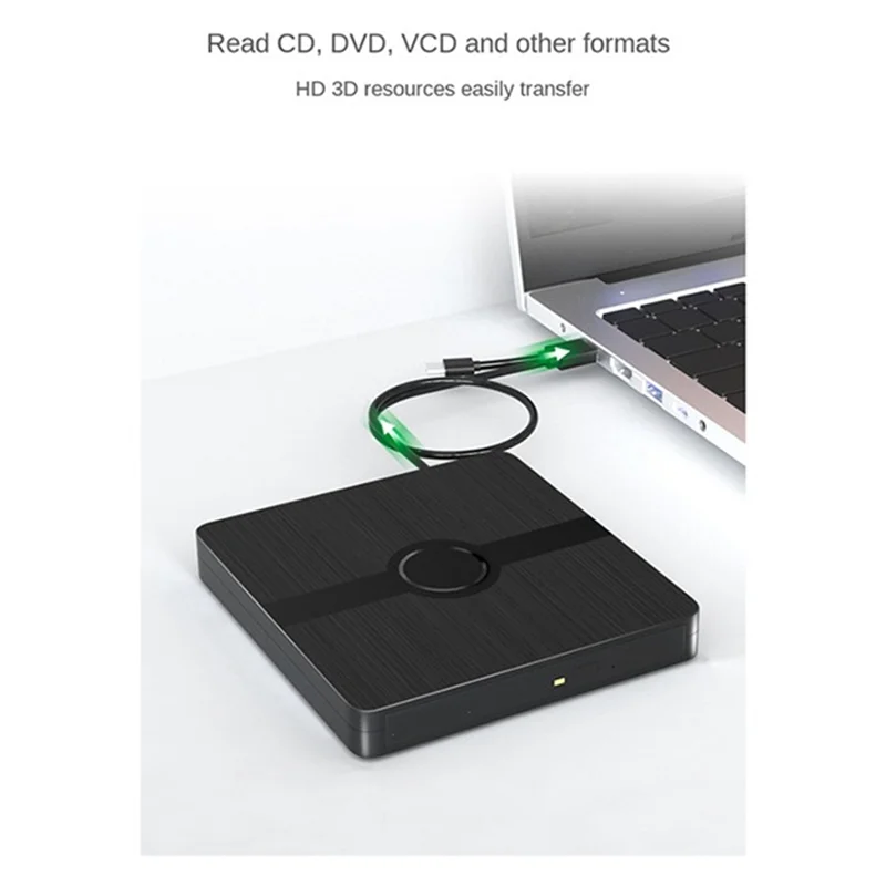 A25R-External DVD Drive USB 3.0 Portable Optical Drives CD DVD Burner Player Reader For Laptop
