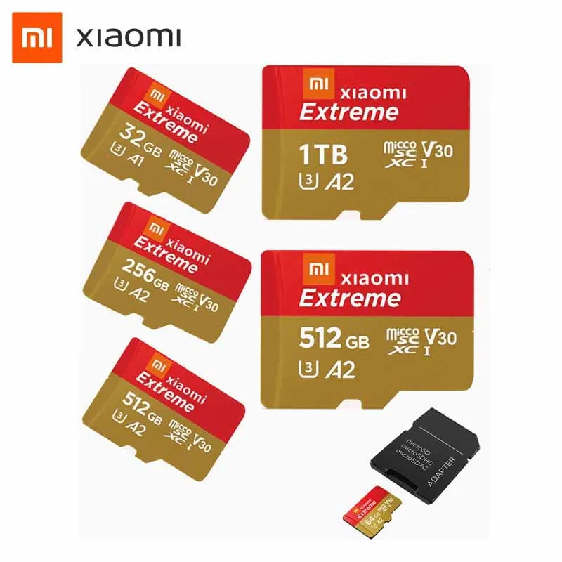 XIAOMI High Speed2.0 Micro SD Card A1 A2 Tf Card SDHC Card Class 10 Tf