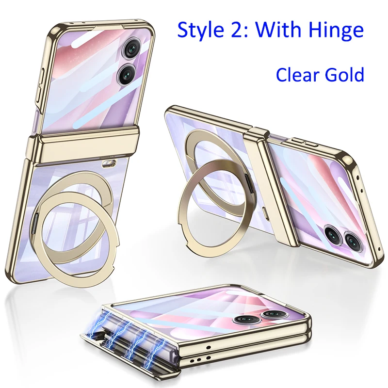 Magnetic Rotating Ring Holder Phone Case