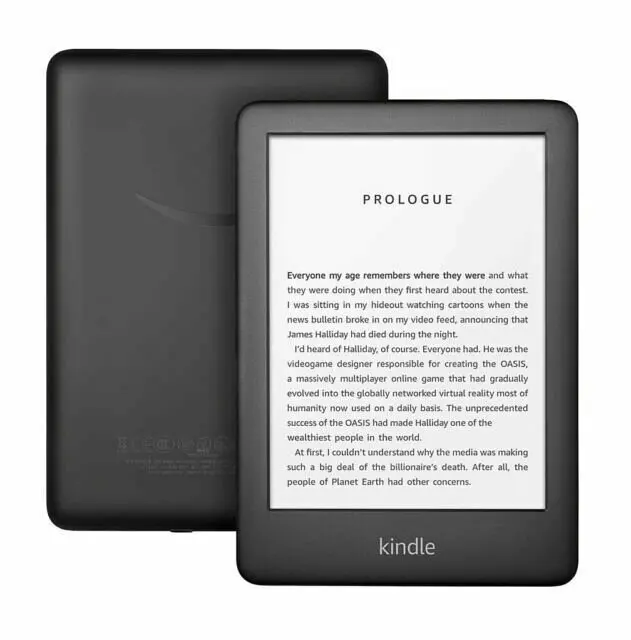 Used Kindle 10th Generation 4GB White eReader eBook Tablet WiFi 2019 Model