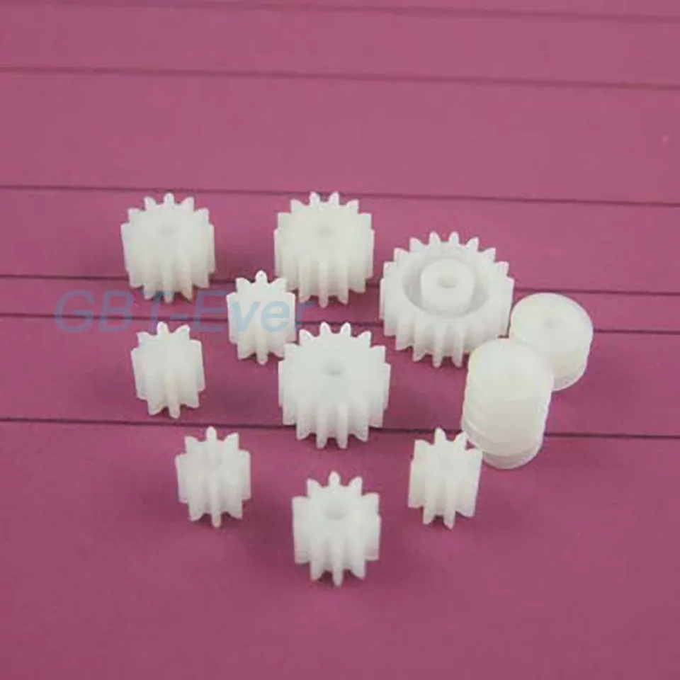 Uxcell 20pcs Plastic Gears 14 Teeth Model 142A Reduction Gear Plastic - View #7