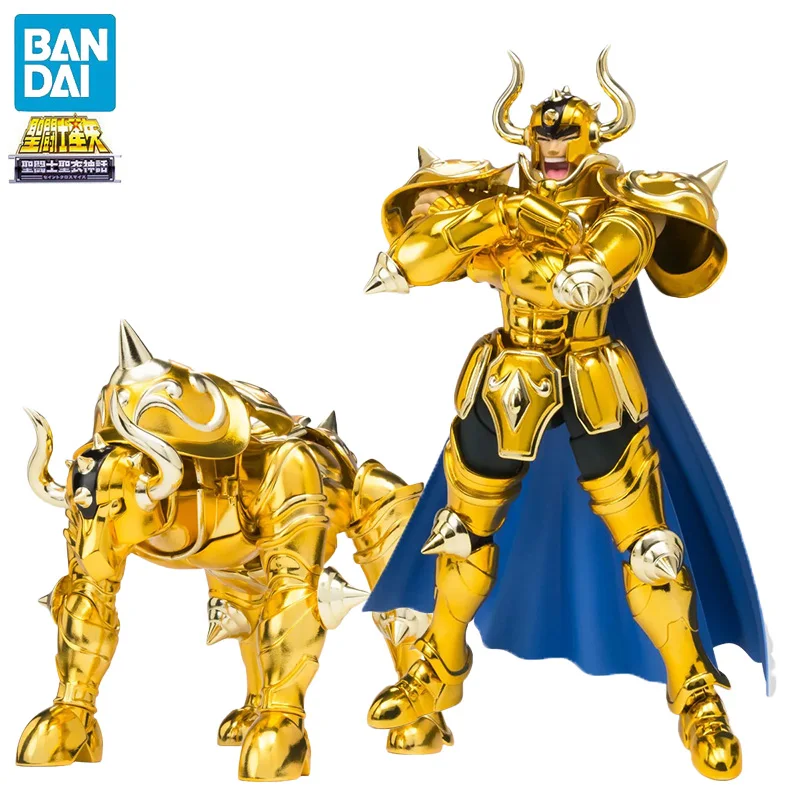 

BANDAI миф ткани EX Saint Seiya Taurus Альдебаран возбуждение Ver. Аниме фигурки героев из ПВХ, коллекционная игрушка, 19 см
