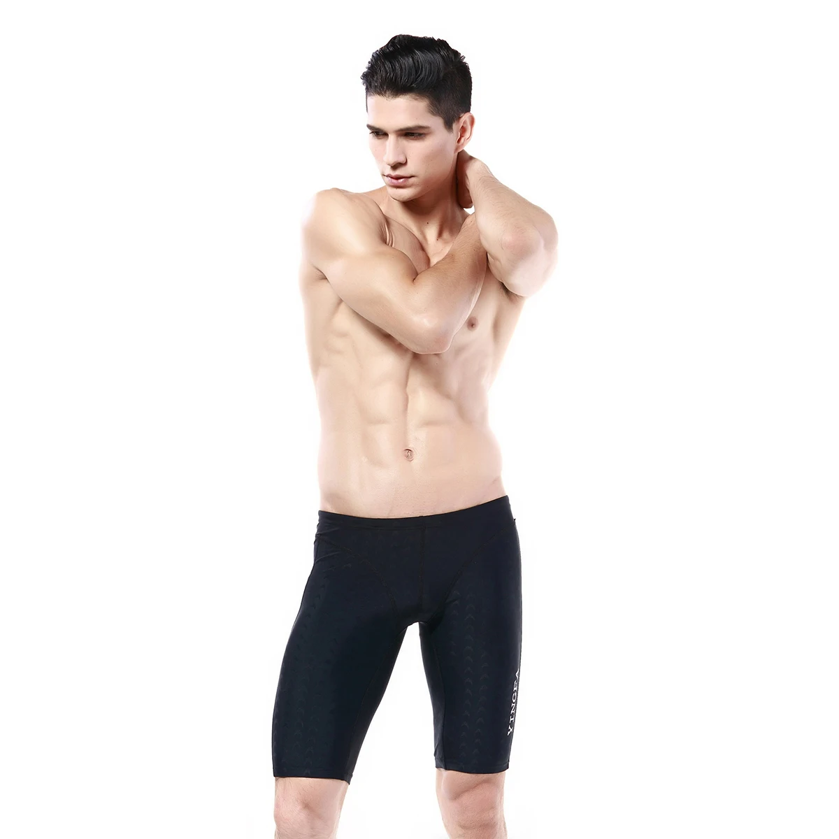 Yingfa FINA Approved Competition Racing Swimwear Men Swimming Trunks Men's Swimming Sharkskin Swimsuit Men Training Jammer 9205 men swimming trunks
