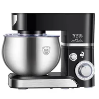 Настольный миксер на 5 л — многофункциональная кухонная машина 3-в-1 с крючком для теста, венчиком и венчиком, мощным двигателем 1000 Вт для выпечки/приготовления пищи — изображение 6